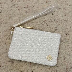 Kendra Scott Tweed Clutch with Gold Accents